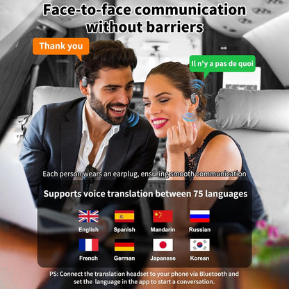 DAFEILA®🏆#1 Best Seller ⏰LAST DAY 💎AI Translation Wireless OWS Bluetooth5.4 Earphones (Fit iOS & Android)