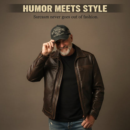 Cilifer® Vintage Cotton Baseball Cap🧢Bold Embroidery & American Flag Patch 😎Representing a distinctive and rebellious style & Ideal Gift🎁