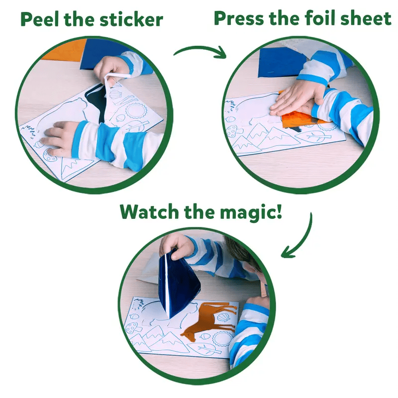 Cilifer®Foil Art & Craft Activity 🤲💓No Mess Art Kit