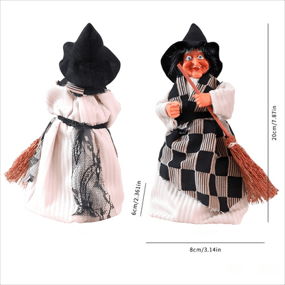 CZTICLE®🧙🧹Halloween Witch Doll Statue Decor Desktop
