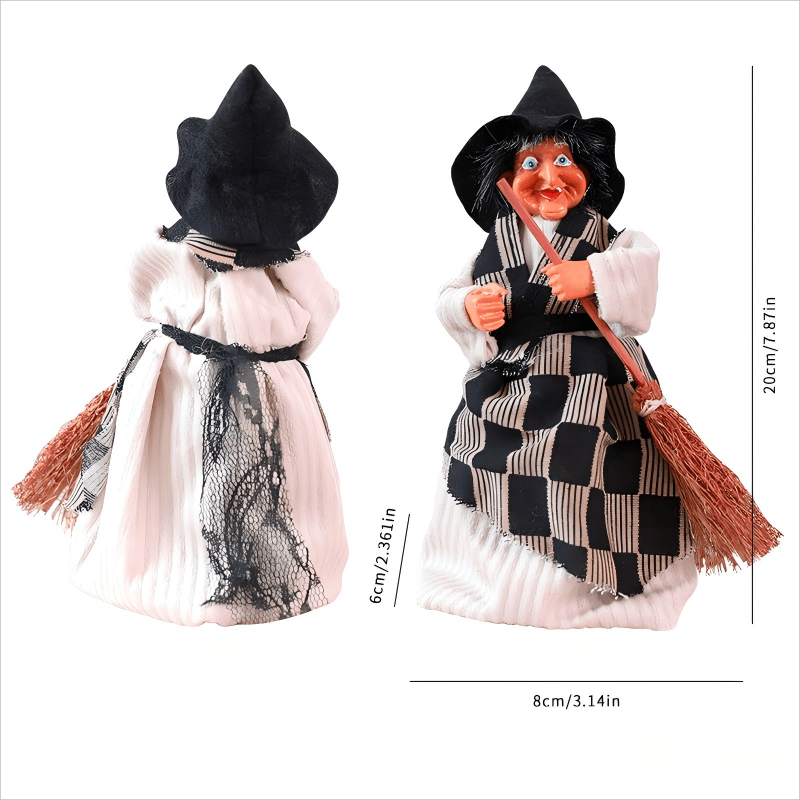 CZTICLE®🧙🧹Halloween Witch Doll Statue Decor Desktop