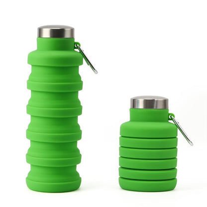 Cilifer®🏆Hot Sale🔥🔥Silicone foldable water bottle – Ideal for sports. travel & outdoor – Reusable & BPA-free
