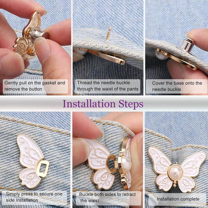 CZTICLE® Special Offer✨8 Jewel-Toned Magic🦋Clips•Zero Sewing•Ageless Style & Snugness✨