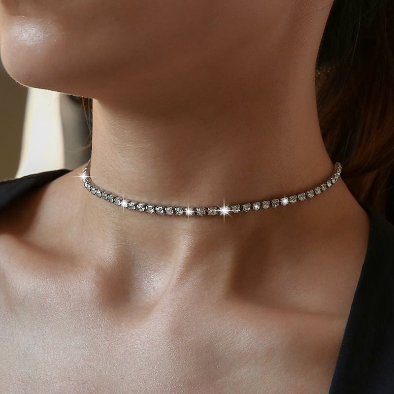 Cilifer®Crystal' Tennis Necklace + Free Bracelet