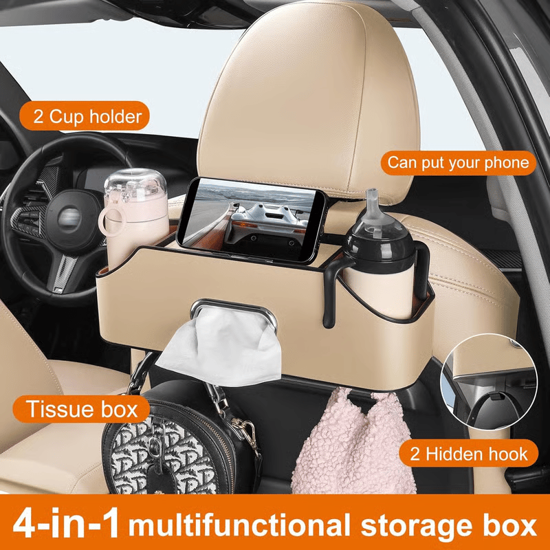 Cilifer®Sale 3-in-1 Car Backseat Organizer – Keep Your Ride Clean & Organized!