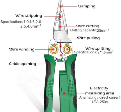 Cilifer®8 in 1 Wire Stripper Twister for Cutting and Pulling Wires