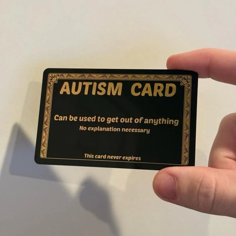 Gold Autism Card *2
