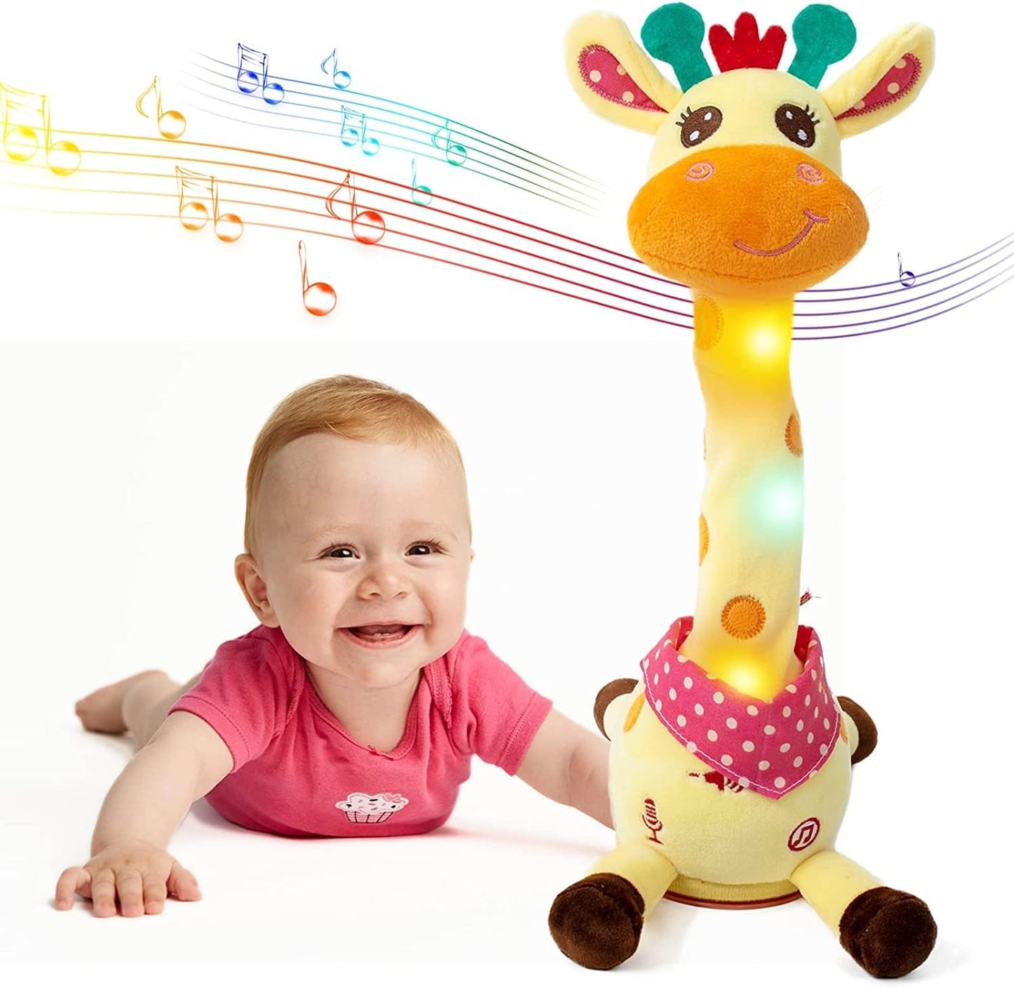 Cilifer® Best-Selling Musical Giraffe Toy – Sings. Dances & Repeats What You Say!