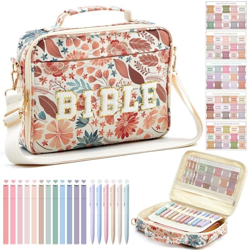 Cilifer®Pretty Bible Bag for Women - Ideal for Church & Gifting!