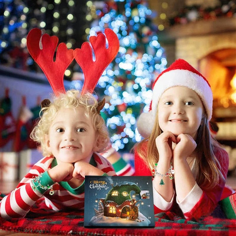 Cilifer®DIY 24 Days Christmas Countdown Calendar Bracelets Set
