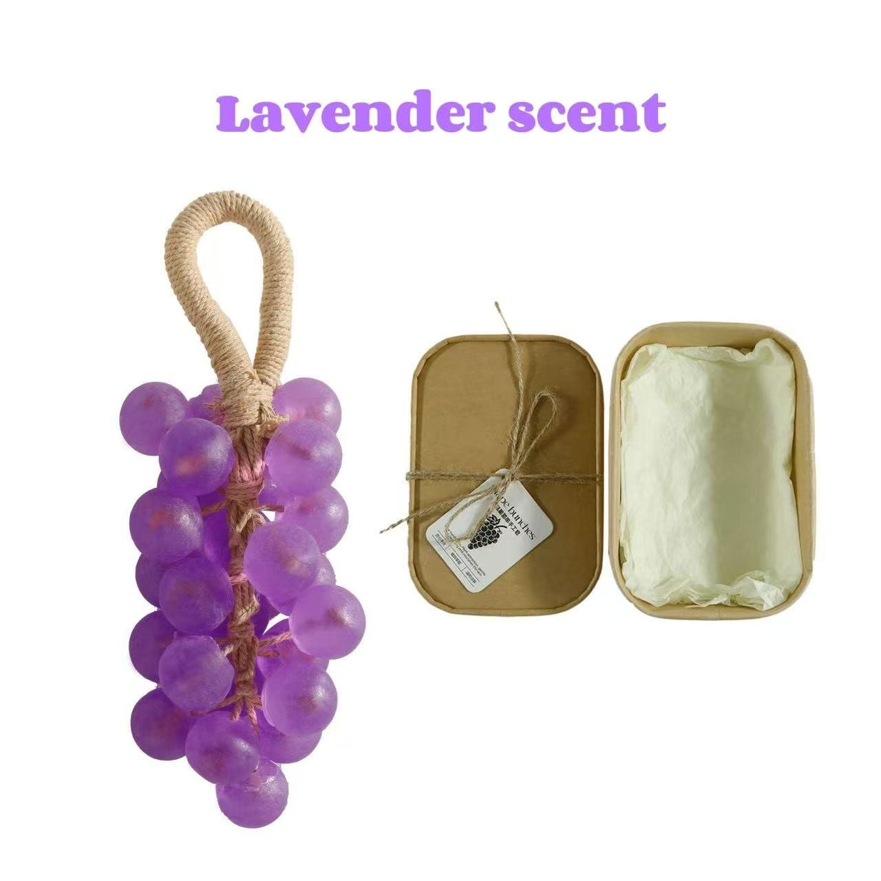 Cilifer® Handmade Crystal Grape Soap Gentle Cleansing Soap