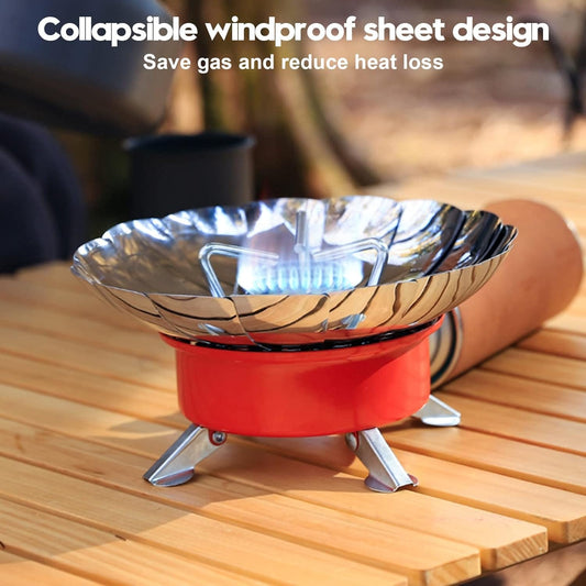 Cilifer® Portable Stainless Steel Gas Stove for Outdoor Camping