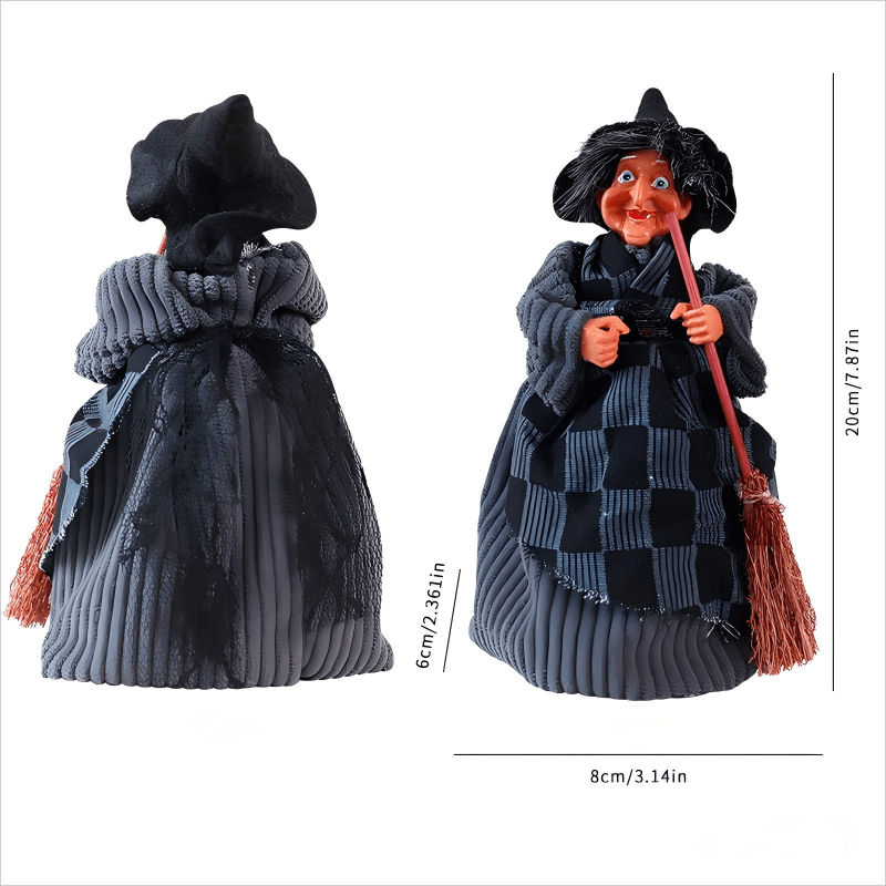 CZTICLE®🧙🧹Halloween Witch Doll Statue Decor Desktop