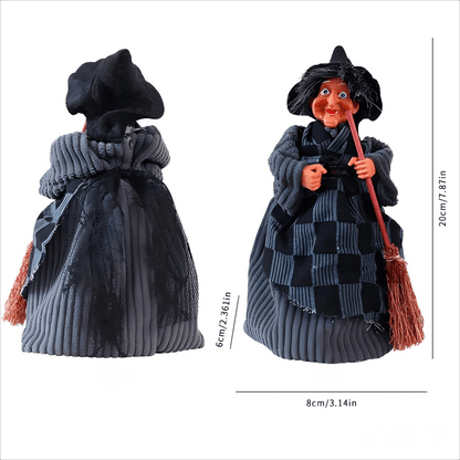 CZTICLE®🧙🧹Halloween Witch Doll Statue Decor Desktop