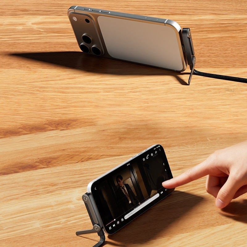 Cilifer® 2-i-1 Snabbladdningskabel med Dold Mobilhållare – 240W SuperCharge