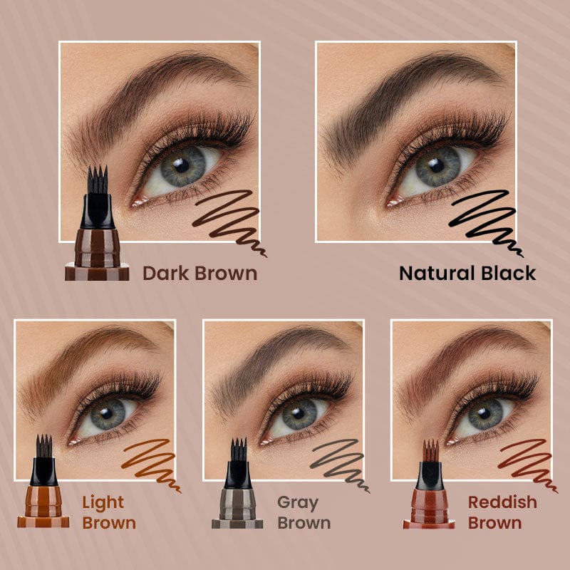 LUHAKA®🎁Buy 1 Get 1 Free🔥Waterproof Four-tip Beard and Eyebrow Pen✨
