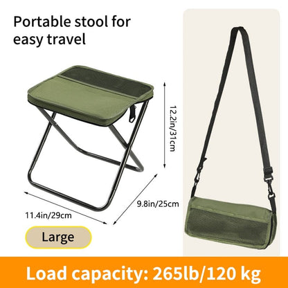 CZTICLE®🪑Ultra-Light Folding Stool – Supports Up to 265 lbs
