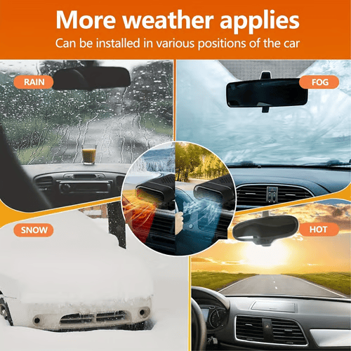New Upgrade Portable Car Heater. 60s Fast Demisting Defroster