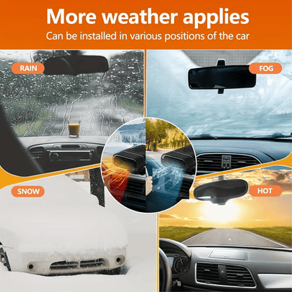 New Upgrade Portable Car Heater. 60s Fast Demisting Defroster