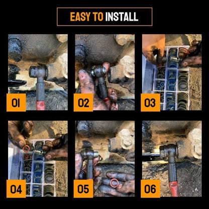 Cilifer®100pcs/ 245pcs Assorted Sealing Gasket Set 01