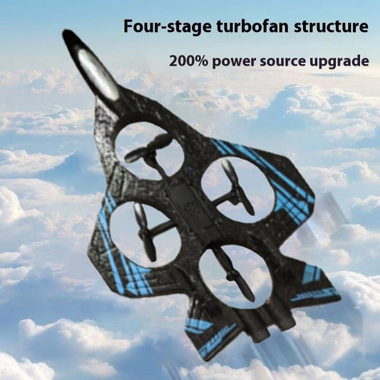 Cilifer®RC Stunt Fighter Jet Toy for Kids with 360° Flips & LED Lights