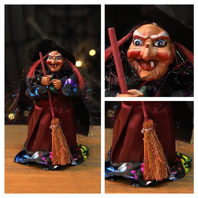 CZTICLE®🧙🧹Halloween Witch Doll Statue Decor Desktop