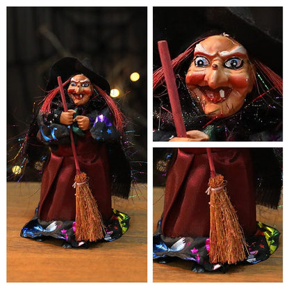 CZTICLE®🧙🧹Halloween Witch Doll Statue Decor Desktop