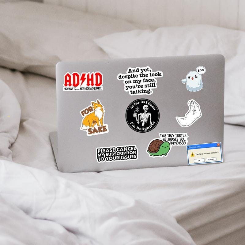Cilifer® Set of 130 Pcs Funny Saying Stickers