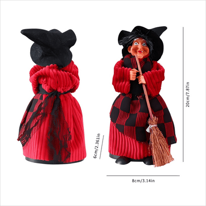 CZTICLE®🧙🧹Halloween Witch Doll Statue Decor Desktop