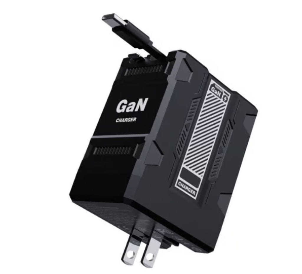 Cilifer®2-in-1 GaN PD3.0  Charger with Retractable Cables(Plug specifications: US standard plug)