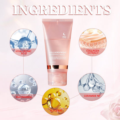 LUHAKA®🔥Buy 1 Get 1 Free (2PCS)  ✨Collagen Night Wrapping Mask
