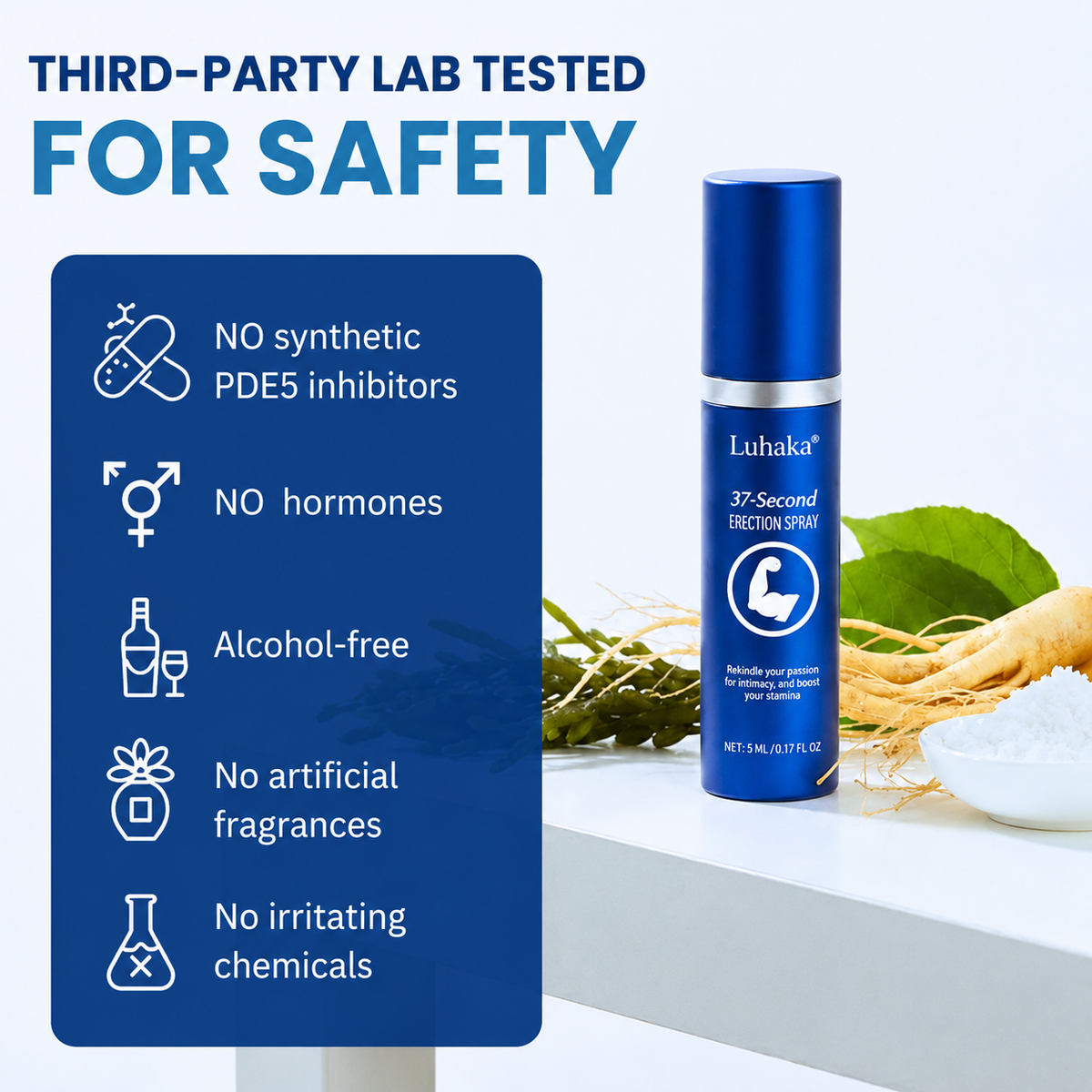 ⏳ ⏳New Year Flash Deal 50% OFF -  While Supplies Last |Luhaka® 37-Second Erection Spray