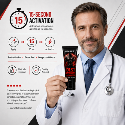 ❤️Limited stock | Save 50% Today LUHAKA® Fast Erection Gel