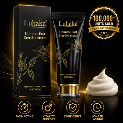 LUHAKA® Ultimate Fast Erection Cream (🍆 Enhanced Fullness & Size Appearance ⚡ Stronger, Firmer Erections 🩸 Supports Maximum Blood Flow & Expansion ⏱️ Improved Staying Power & Performance)