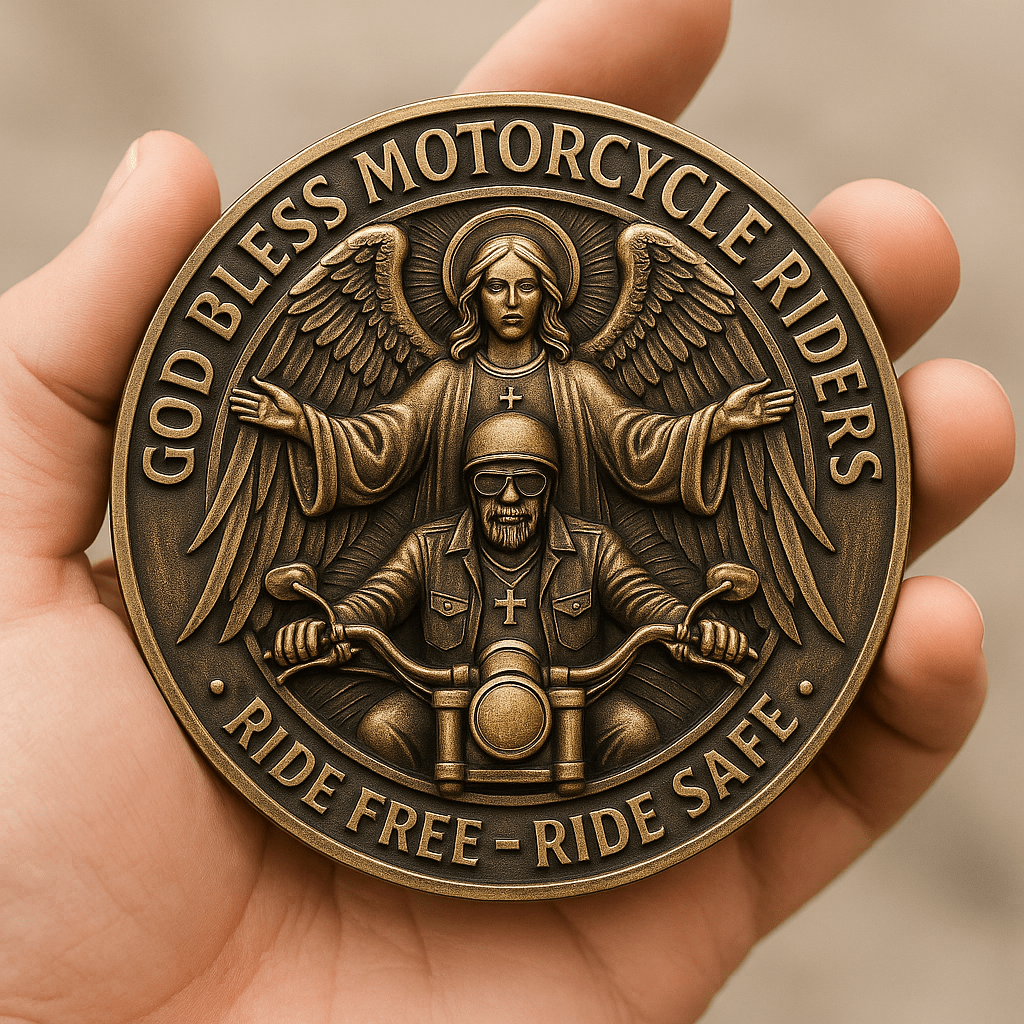 CZTICLE®🏍️Motorcycle Blessing Coin