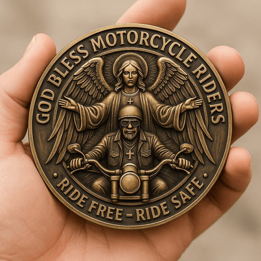 CZTICLE®🏍️Motorcycle Blessing Coin
