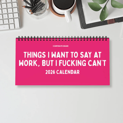 Cilifer®2026 Things I Want To Say At Work Desk Calendar