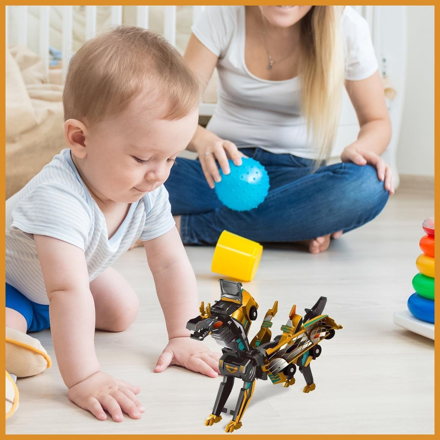 CZTICLE®🎁Children's Day Special✨ Collision Transforming Dinosaur Car Toy