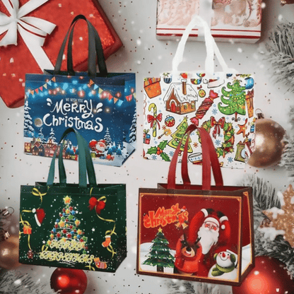 Cilifer®Christmas Gift Bags Large Reusable Tote Bags