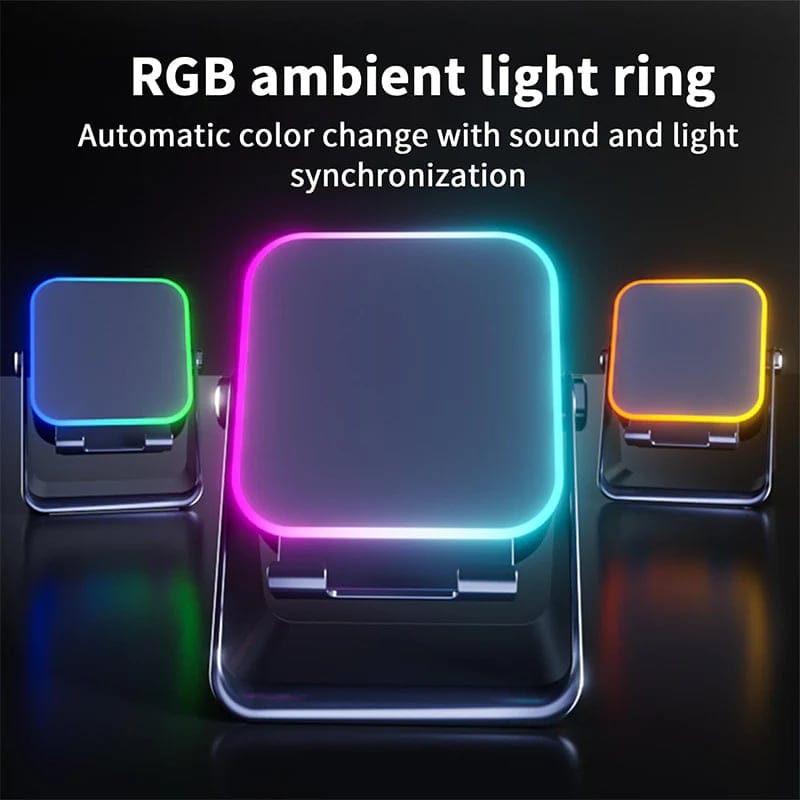 Cilifer® 5-in-1 Wireless Induction Bluetooth Speaker with Adjustable Phone Stand