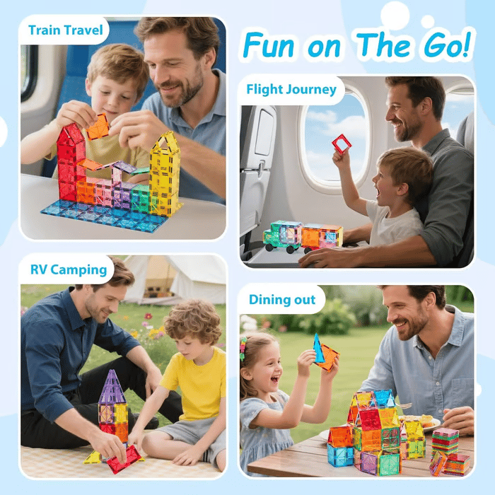 Cilifer® Children's Magnetic Building Blocks – STEM Educational Toys