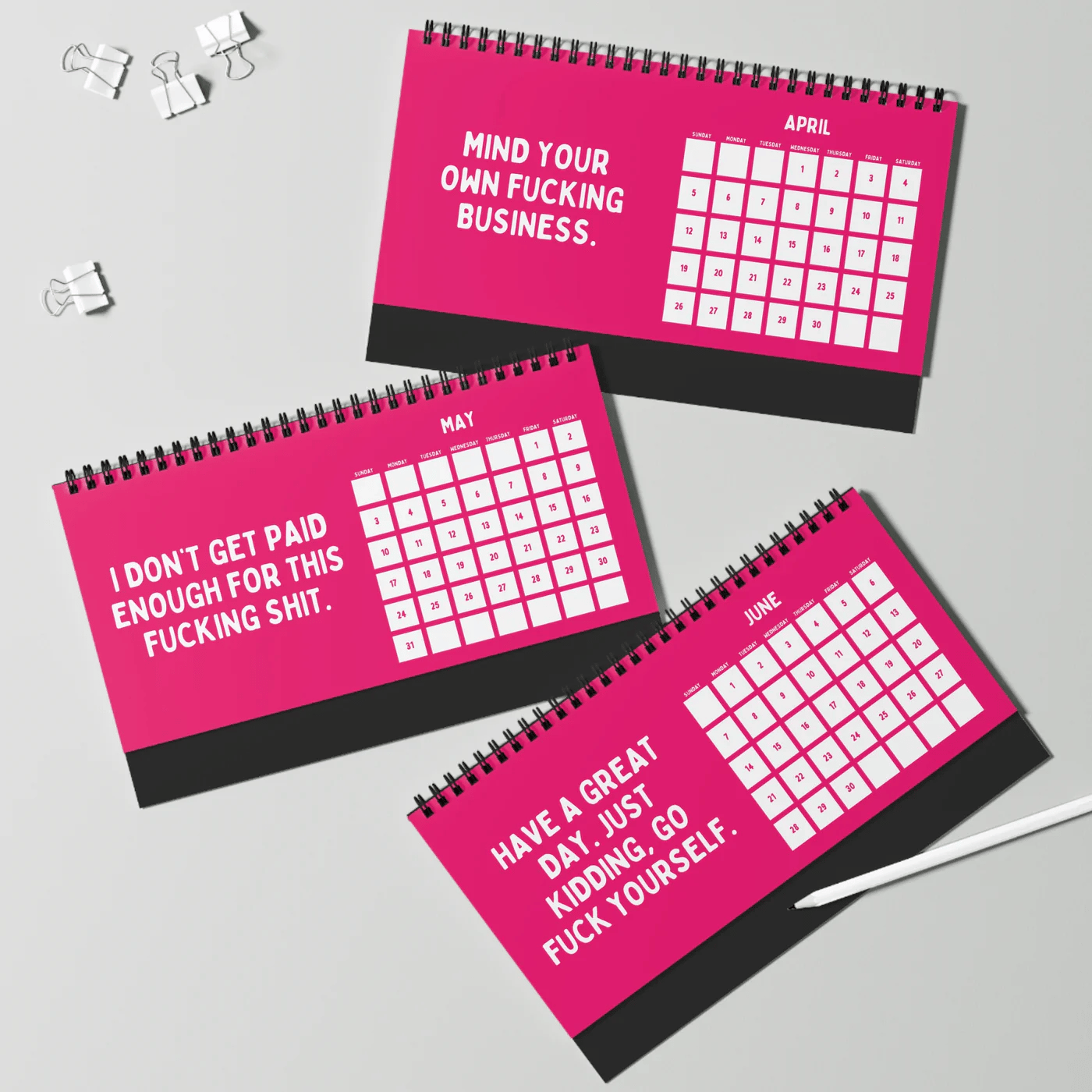 Cilifer®2026 Things I Want To Say At Work Desk Calendar