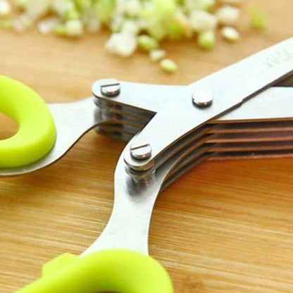 Cilifer®5 Blade Kitchen Salad Scissors