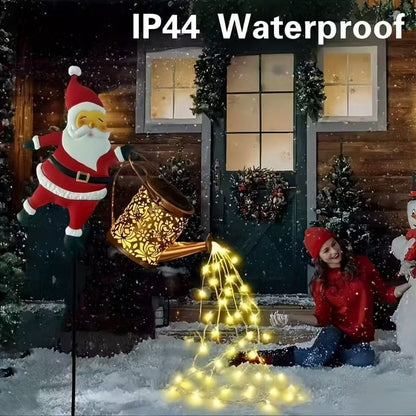 Cilifer®Christmas Claus Solar Kettle Lights
