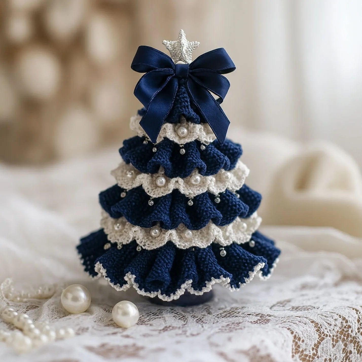 Elegant Blue & White