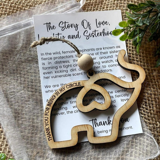 Cilifer®Friendship gift • sisterhood elephant