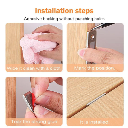 Cilifer®16 Pcs Cabinet Magnetic Catch without Punching. for Cabinets. Drawers