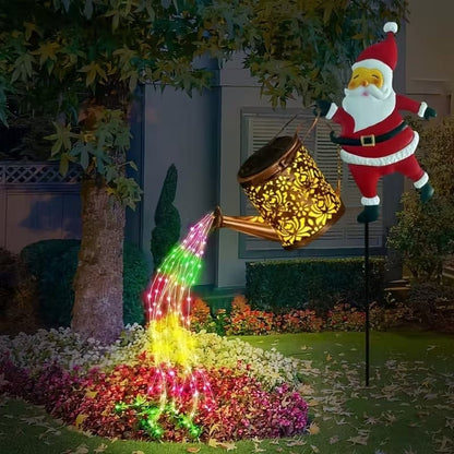 Cilifer®Christmas Claus Solar Kettle Lights