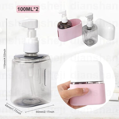 Cilifer® Mini Shampoo Dispenser Portable Travel Bottle Set