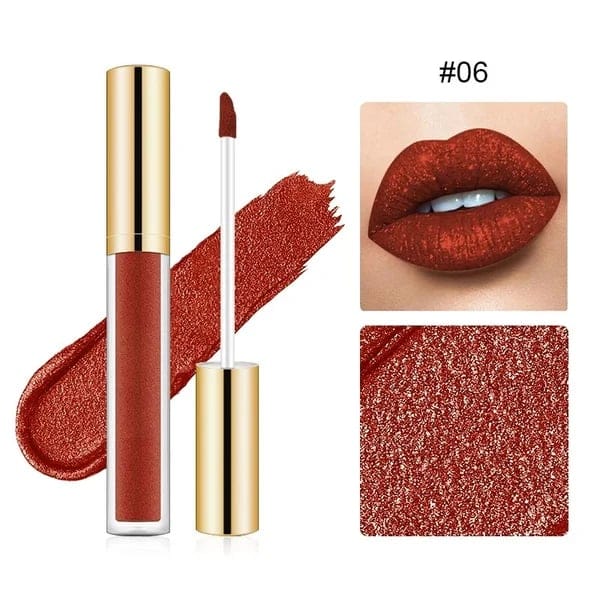 Luhaka®Metallic Liquid Diamond Glitter Lipstick